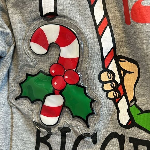 Christmas t shirt my candy cane bigger than yours - Picture 3 of 3
